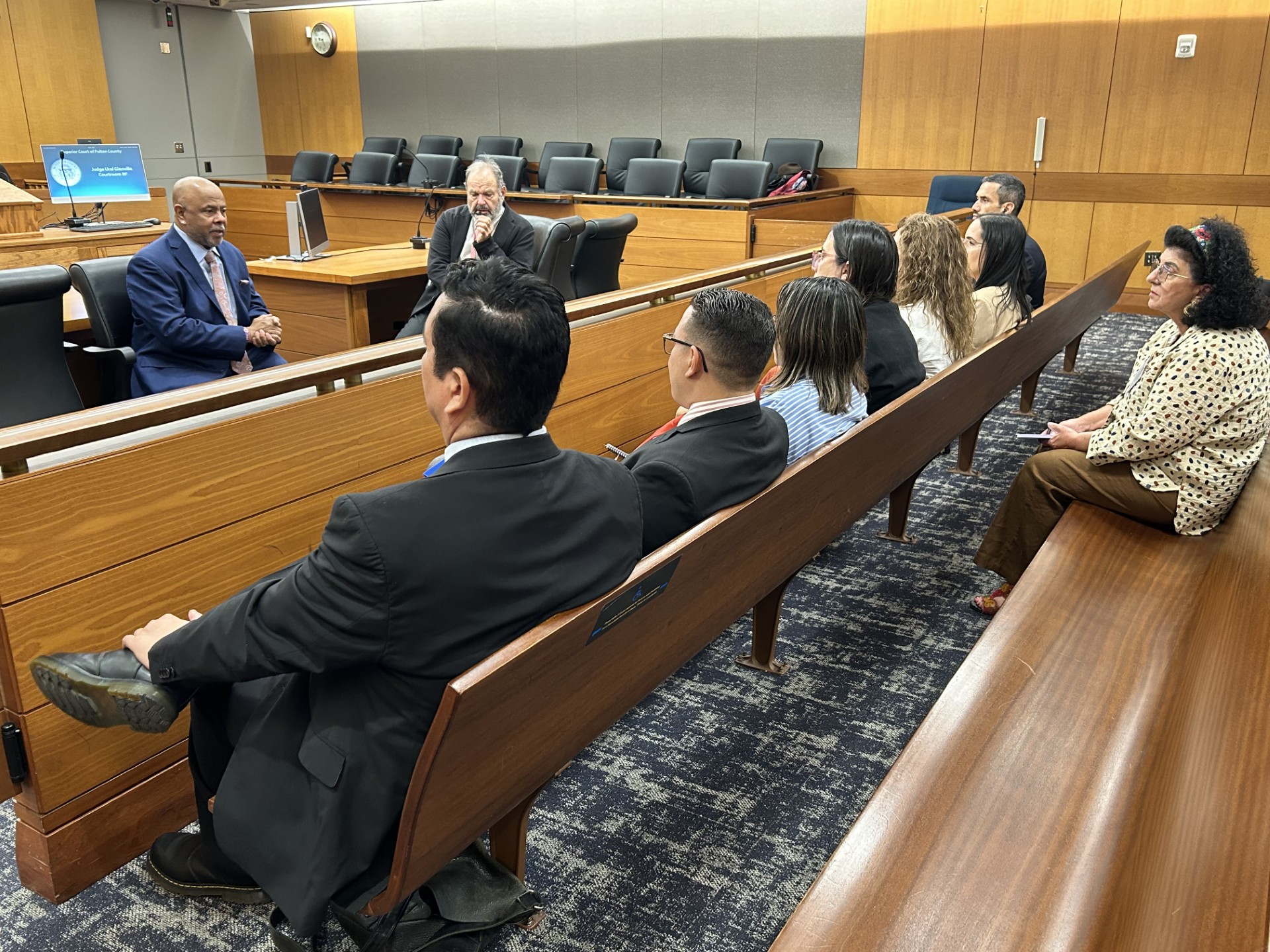 International Lawyers Visit Fulton Superior Court